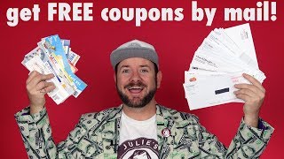 ✂ FREE COUPONS! How to get free grocery coupons by mail!
