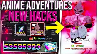 🦹UPD 12 ROBLOX Anime Adventures Hack Script GUI  Auto Farm, Dupe + Summons Hack! Pastebin 2025