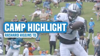Camp Highlight: Rashard Higgins catches TD from Baker Mayfield