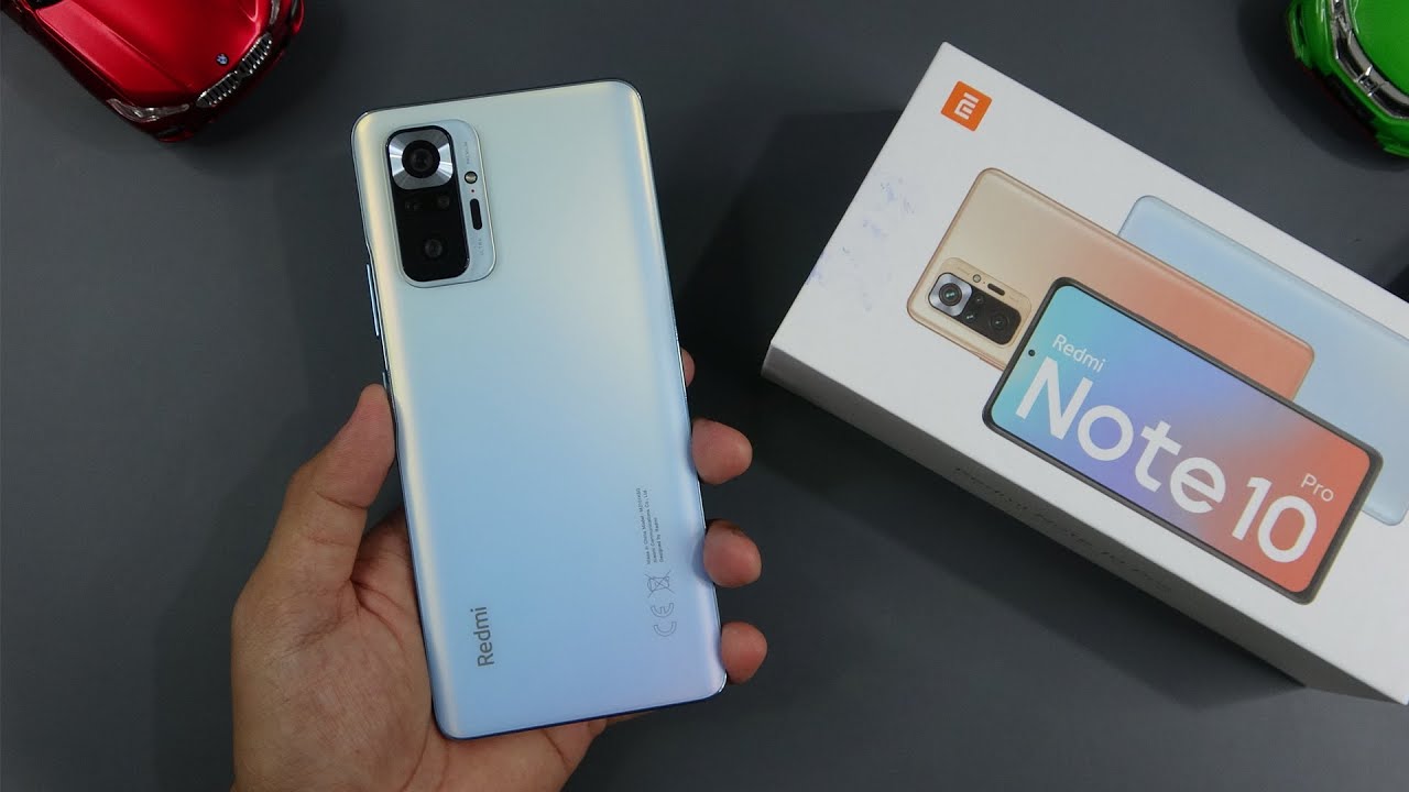 Xiaomi Redmi Note 10 Pro (Glacier Blue) unboxing - YouTube