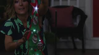 Evergreen 38" Indoor/Outdoor Illuminated Statement Stake on QVC screenshot 4