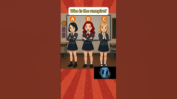 Who is the vampire? #quiz #americe #quiztime #iqtest #iq