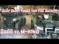 ATV WATERPROOF BLUETOOTH RADIO SHOOTOUT!!  BOSS ATV30BRGB vs W-KING D8