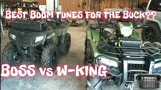 ATV WATERPROOF BLUETOOTH RADIO SHOOTOUT!!  BOSS ATV30BRGB vs W-KING D8