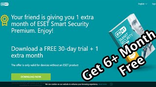 ESET Antivirus: Extend Free Trial Licence 6 Month for Free