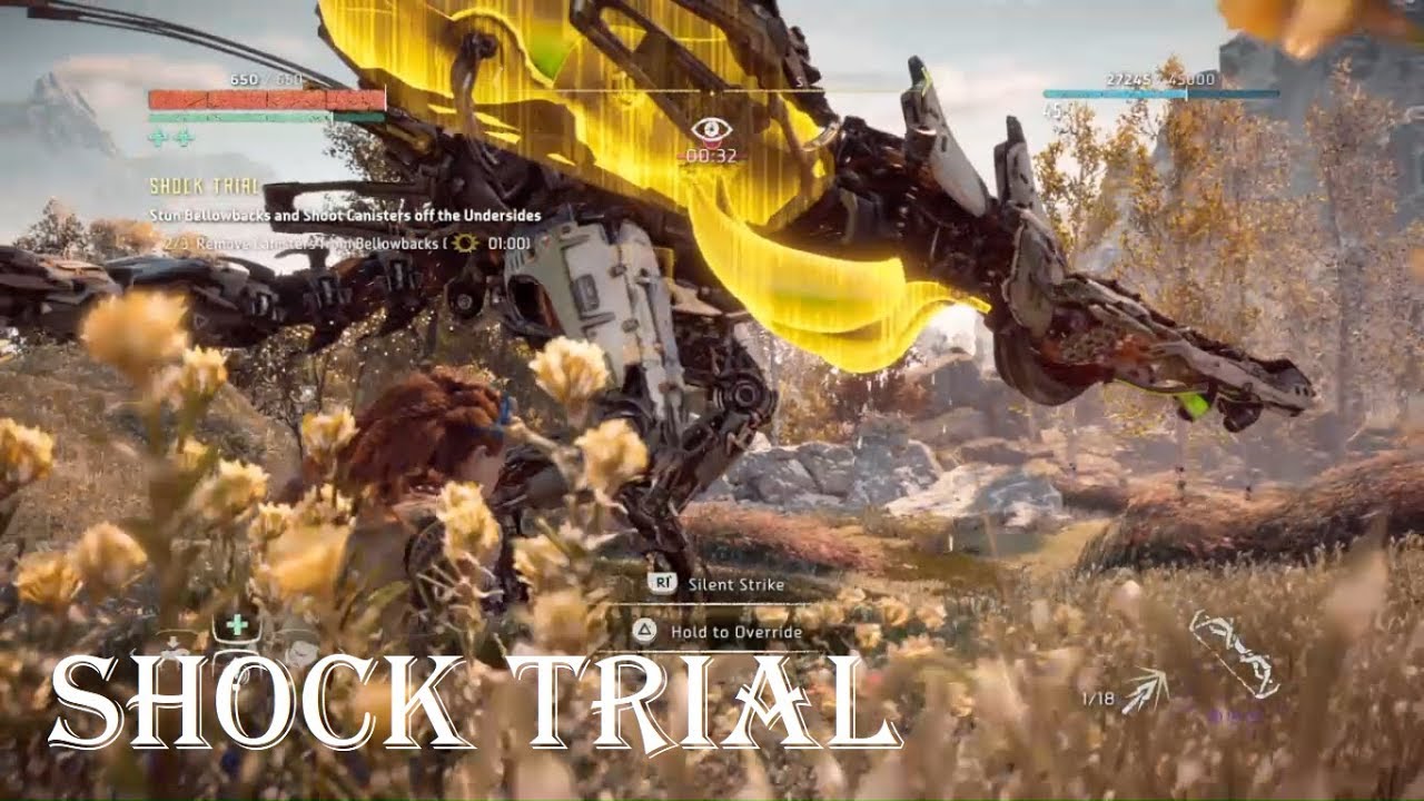 Horizon Zero Dawn Valleymeet Hunting Grounds Shock Trial YouTube