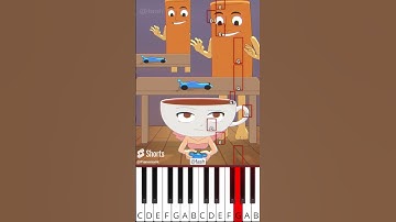 Watch 2 videos separately | Brainrot Animation (@fash) - Octave Piano Tutorial