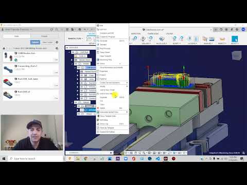 Fusion 360 CAM Tutorial 1.4 Stock From Preceding Setup