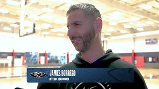 James Borrego on Yves Missi, defense | Pelicans Practice 1/20/26