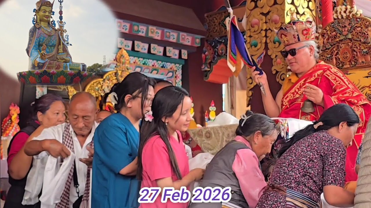 Sangten Rinpoche Bestows Sacred Wang at Odisha Camp 5 Monastery🙏🙏🙏