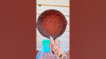 "The Easiest Way to Remove Rust – Just With Aluminum Foil and Vinegar!"#shorts#trendingshorts#facts