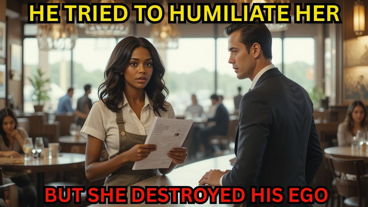 PHD WAITRESS SHOCKS ARROGANT BILLIONAIRE AFTER HE TRIES TO HUMILIATE HER