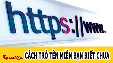 ➤ Trỏ tên miền trong một phút - Tự cấu hình Nameserver[ Phổ cập website bài 3]