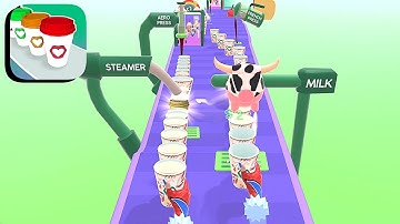 Coffee Stack ​- All Levels Gameplay Android,ios (Levels 223-224)