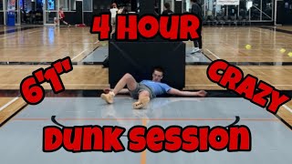 CRAZY 4 HOUR SOLO DUNK SESSION!