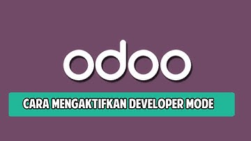 CARA MENGAKTIFKAN DEVELOPER MODE DI ODOO