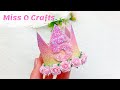 Diy birt.ay crown for baby girl  cricut craft ideas  miss o crafts