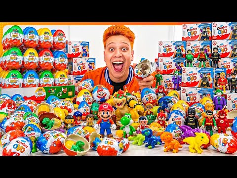 I SPENT 1000 REAIS ON ULTRA RARE KINDER EGGS! COMPLETED ALL COLLECTIONS!
