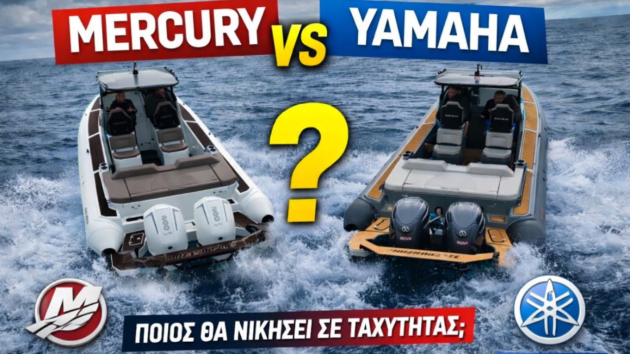 Yamaha vs Mercury 200hp – Ποιος είναι ο νικητής; Ίδιο Mazziena 26, Ίδιες Προπέλες, Καθαρή Μονομαχία!
