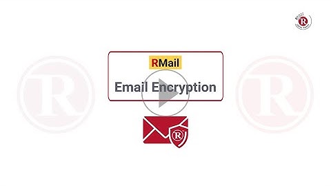 RMail® Email Encryption allows to encrypt email content and attachments.