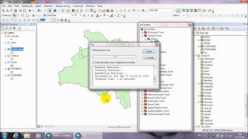 การใช้คำสั่ง Geoprocessing (Clip,Batch,Intersect,Union)