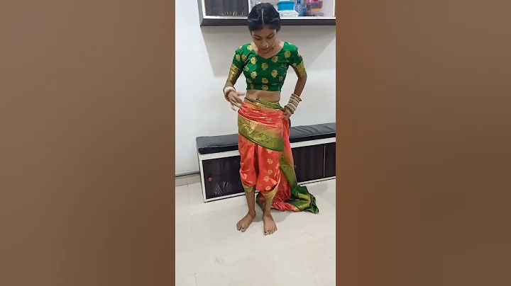 Koli marathi saree draping | #drapingsaree #newshorts #sareedrapings #drapping #saree #newvideo