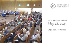 May 18, 2025 - Easter 5 - Worship servce
