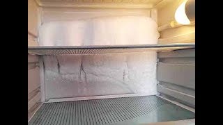 видео Намерзание льда в морозильной камере холодильника