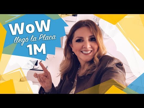 Quiero compartirles este INCREIBLE detallazo de YouTube :: Chuladas Creativas 1M Placa del Millón