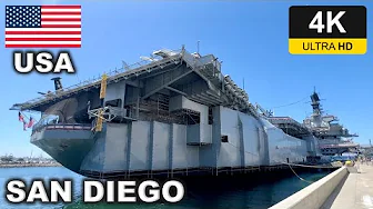 【4K】SAN DIEGO Walking Tour / 🇺🇸 USA