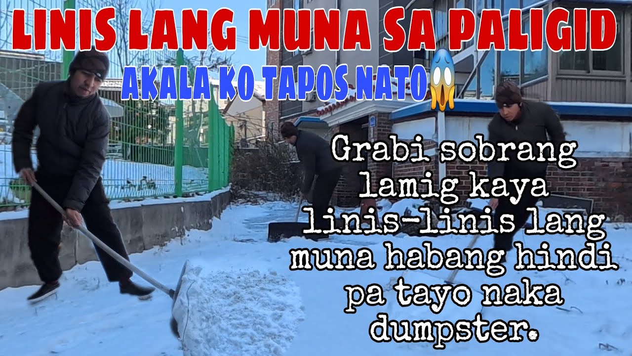 Grabi sobrang lamig😱 kaya linis lang muna habang hindi pa naka dumpster diving.| Feelingero Channel.