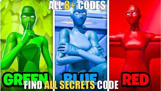 RAINBOW HIDE AND SEEK MAP FORTNITE CREATIVE - ALL SECRET CODE LOCATIONS (SECRET ROOM) PART 2