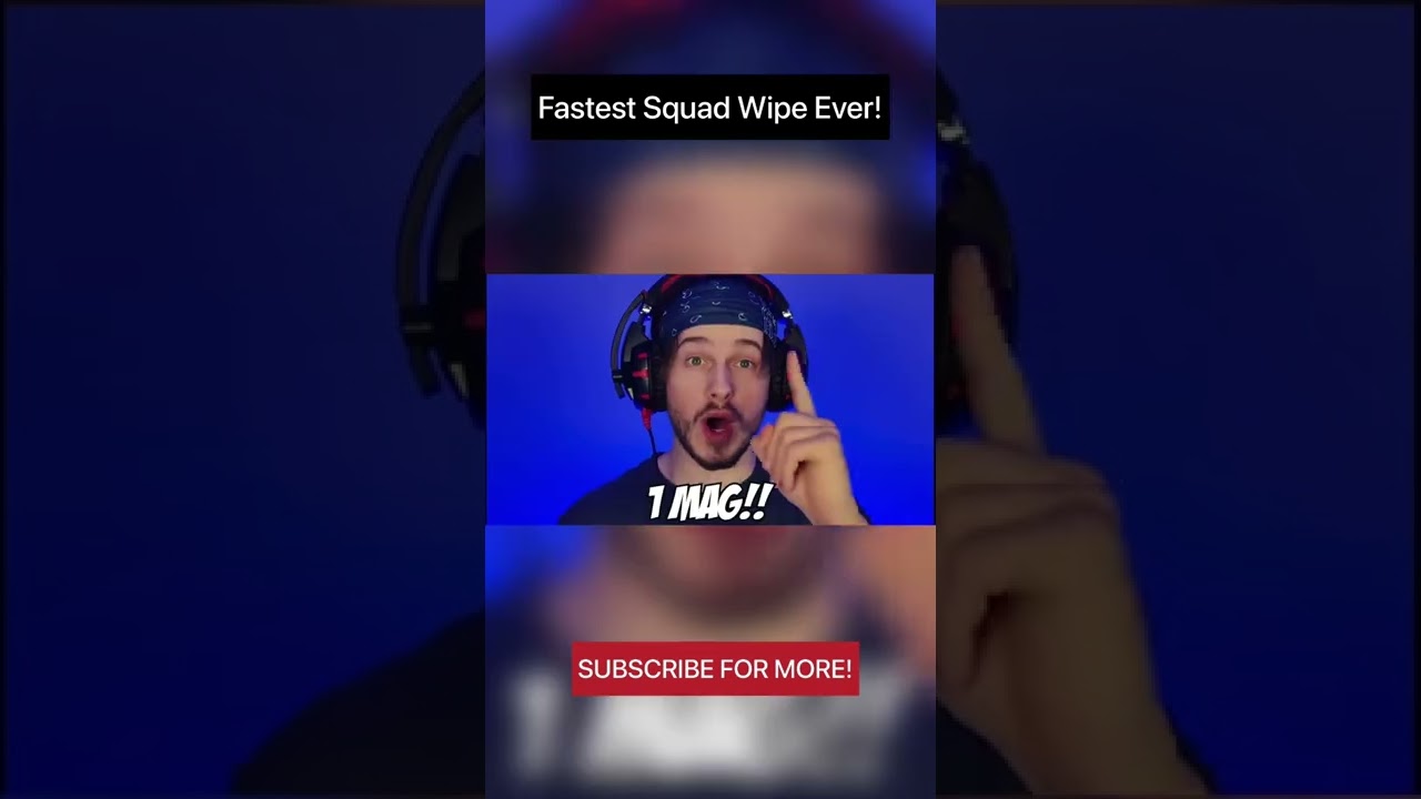 Fastest Squad Wipe Ever!! 🥵🥵