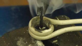 Induction Brazing small drills into hubs