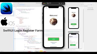 SwiftUI Login Register Form