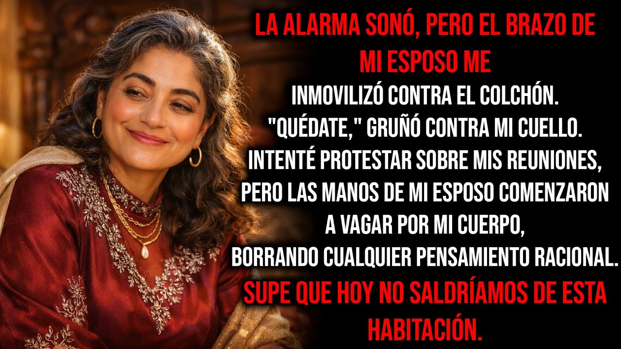 Hoy no vas a trabajar," mi esposo me quitó el teléfono. Volvió a la cama...