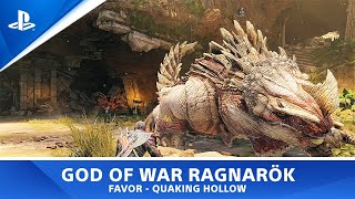 God of War™ Ragnarök - Favor - Quaking Hollow | Slag Beast Boss Fight
God of War™ Ragnarök Walkthrough Video in 4K (60 FPS) on Give Me God of War Difficulty
God of War™ Ragnarök - Favors Walkthrough Playlist:
https://www.youtube.com/playlist?list=PLw8qrSr2ZYiQCfG247DirMEocIB73mLD5
Favor - Quaking Hollow
Starting Location: Sinkholes
Boss Fight: Slag Beast
Objectives:
- Slay the drake
Related Trophies:
- None
► YOUTUBE: https://www.youtube.com/user/ThePlayStationN4TION
► FACEBOOK: https://www.facebook.com/ThePlayStationN4TION
► TWITTER: https://twitter.com/PlaySTNnation
#GodofWar #Walkthrough #PlayStation
ABOUT THIS CHANNEL
This channel is in no way tied to Sony Interactive Entertainment. The PlayStation NATION is a dedicated fan-channel keeping you up to date with all the latest news, video walkthroughs and official trailers of the most successful video games published by Sony Interactive Entertainment, including UNCHARTED, God of War, Ratchet & Clank, DEATH STRANDING, Spider-Man and many others.
ABOUT GOD OF WAR RAGNARÖK
From Santa Monica Studio comes the sequel to the critically acclaimed God of War (2018). Kratos and Atreus must journey to each of the Nine Realms in search of answers as they prepare for the prophesied battle that will end the world.
©2022 Sony Interactive Entertainment LLC. God of War is a registered trademark of Sony Interactive Entertainment LLC and related companies in the U.S. and other countries. God of War™ Ragnarök - Favor - Quaking Hollow | Slag Beast Boss Fight