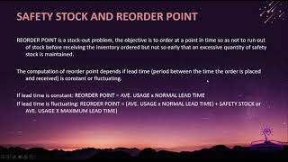 Inventory Management Part 1