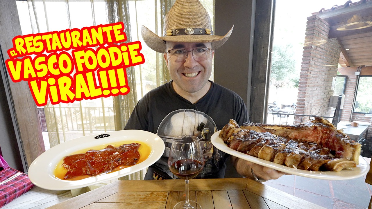 probando EL ESPECTACULAR RESTAURANTE VASCO del FOODIE VIRAL @El mundo de  Bdevikingo