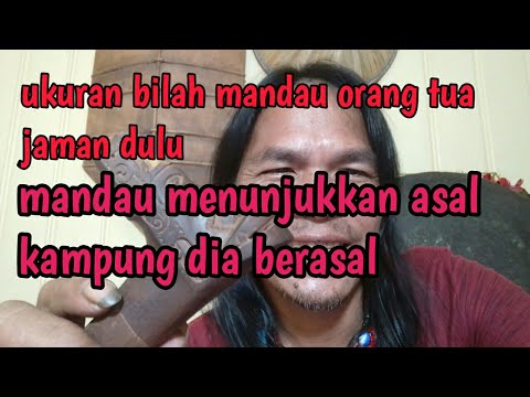 Ukuran Bilah Mandau