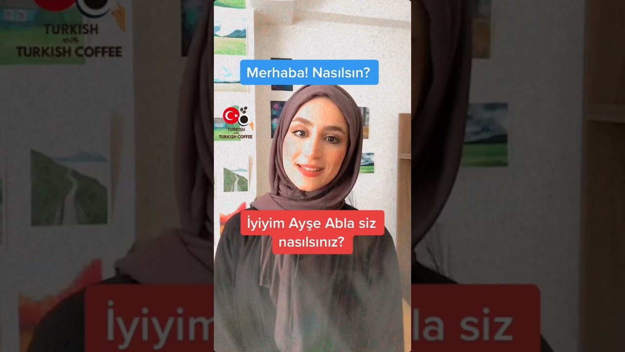 Practice Turkish Speaking with me! - Ayşe Abla is asking too many questions -المحادثة باللغة التركية