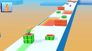 Cube Surfer in All Levels Gameplay Android,ios (Levels 1-8) Noob vs Pro