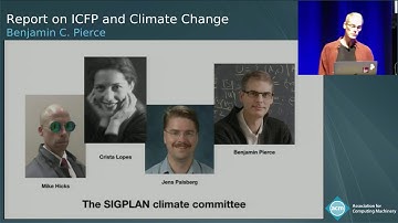 Report on ICFP and Climate Change