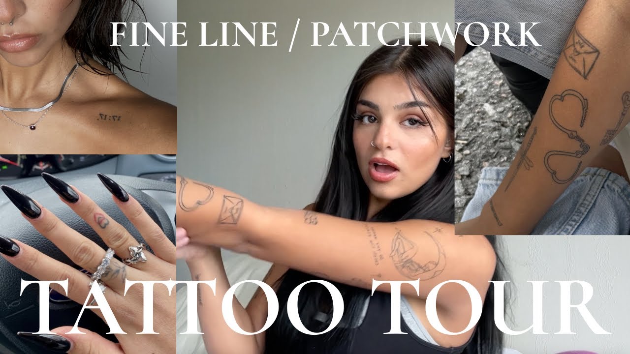 TATTOO TOUR | 31 tattoos patchwork minimalistic |2023