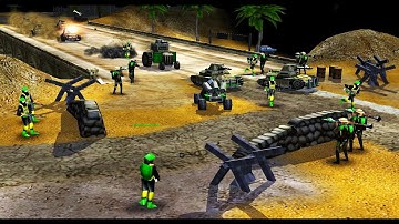 GLA Eliminates All GLA Traitors Backed By a US Operations Base in Libya |C&C Generals ZH Mission Map