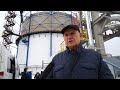 Новый газгольдер на Производстве ПВХ АО «Саянскхимпласт»