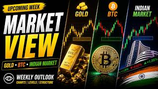 Gold, BTC & Indian Market Analysis | Upcoming Week Market View