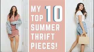 MY TOP 10 SUMMER THRIFT PIECES \/\/ by CHLOE WEN