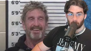 Hasanabi Reacts To &quot;John McAfee: The Craziest Man In Tech (Part 1/4)&quot; | Oki&#39;s Weird Stories