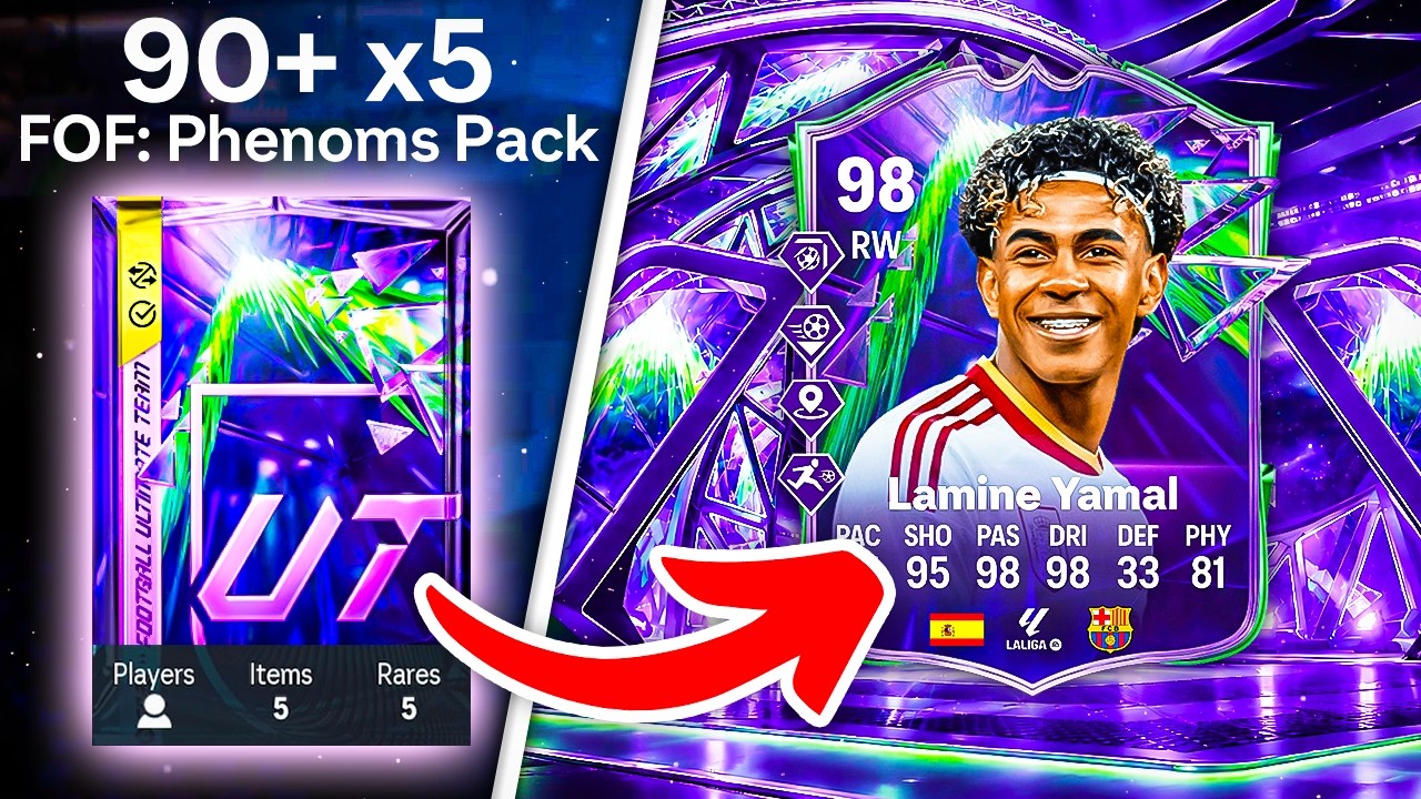 90+ x5 PHENOMS PACKS! 🚨 FC 26 Ultimate Team